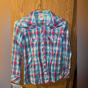Ariat Western button down short